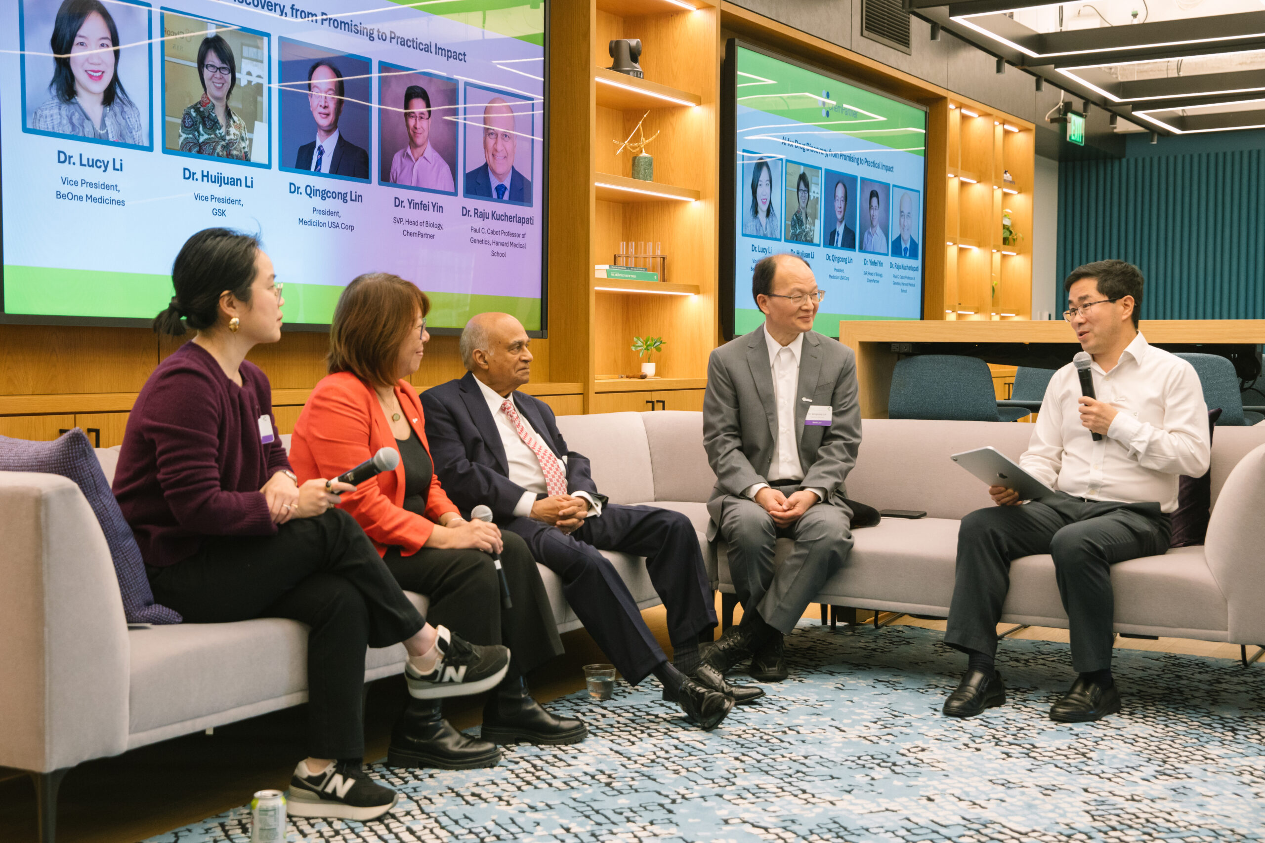 Executive panel on AI in drug discovery at ChemPartner Discovery Day 2026